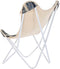 Tuinstoel DKD Home Decor Wit Zwart Ijzer 74 x 65 x 90 cm