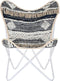 Tuinstoel DKD Home Decor Wit Zwart Ijzer 74 x 65 x 90 cm