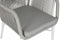 Tuinstoel Home ESPRIT Wit Grijs Aluminium Synthetische rotan 57 x 63 x 84 cm