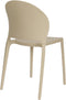 Tuinstoel Kunstof Beige - Zitdiepte 43cm - 52x45x82cm - Sjoerd - Giga Meubel