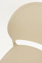 Tuinstoel Kunstof Beige - Zitdiepte 43cm - 52x45x82cm - Sjoerd - Giga Meubel