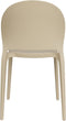 Tuinstoel Kunstof Beige - Zitdiepte 43cm - 52x45x82cm - Sjoerd - Giga Meubel
