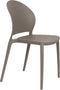 Tuinstoel Kunstof Grijs - Zitdiepte 43cm - 52x45x82cm - Sjoerd - Giga Meubel
