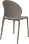 Tuinstoel Kunstof Grijs - Zitdiepte 43cm - 52x45x82cm - Sjoerd - Giga Meubel