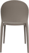 Tuinstoel Kunstof Grijs - Zitdiepte 43cm - 52x45x82cm - Sjoerd - Giga Meubel