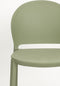 Tuinstoel Kunstof Groen - Zitdiepte 43cm - 52x45x82cm - Sjoerd - Giga Meubel