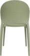 Tuinstoel Kunstof Groen - Zitdiepte 43cm - 52x45x82cm - Sjoerd - Giga Meubel