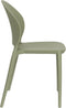 Tuinstoel Kunstof Groen - Zitdiepte 43cm - 52x45x82cm - Sjoerd - Giga Meubel