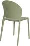 Tuinstoel Kunstof Groen - Zitdiepte 43cm - 52x45x82cm - Sjoerd - Giga Meubel