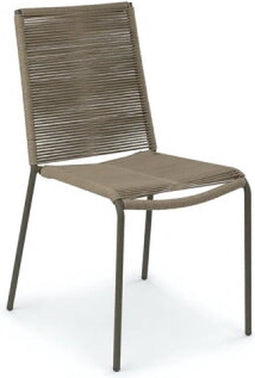 Tuinstoel Novara stapelbaar - Olijfgroen