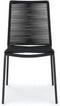 Tuinstoel Novara stapelbaar - zwart