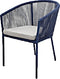 Tuinstoel Reims stapelbaar - Navy