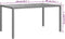 Tuintafel 150x90x75 cm poly rattan en acaciahout grijs