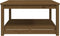 Tuintafel 82,5x82,5x45 cm massief grenenhout honingbruin
