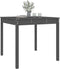 Tuintafel 82,5x82,5x76 cm massief grenenhout grijs