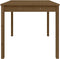 Tuintafel 82,5x82,5x76 cm massief grenenhout honingbruin