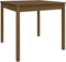 Tuintafel 82,5x82,5x76 cm massief grenenhout honingbruin