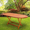Tuintafel acaciahout - 160x85x75cm - FSC-gecertificeerd