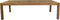 Tuintafel Aruba - 260x100x76 - Naturel - Teak