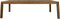 Tuintafel Aruba - 260x100x76 - Naturel - Teak