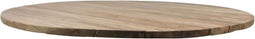 Tuintafel blad rond - Ø125x3 - Naturel - Oud teakhout