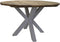 Tuintafel blad rond - Ø125x3 - Naturel - Oud teakhout