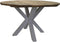 Tuintafel blad rond - Ø150x3 - Naturel - Oud teakhout