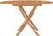 Tuintafel inklapbaar Ø 120x75 cm massief teakhout