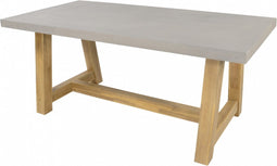 Tuintafel Judy 180x90 cm - lichtgrijs