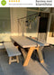 Tuintafel Judy 180x90 cm - lichtgrijs