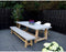 Tuintafel Judy 180x90 cm - lichtgrijs
