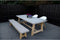 Tuintafel Judy 180x90 cm - lichtgrijs
