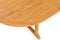 Tuintafel uitschuifbaar ovaal Teak 180/240 cm