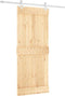 vidaXL - Schuifdeur - met - beslag - 85x210 - cm - massief - grenenhout