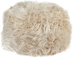 TUKKI - Poef - Lichtbeige - Kunstbont