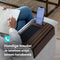 Tuko Armleuning Dienblad - Bruin - Duurzaam bamboe - Flexibel - Anti slip - Telefoonhouder - Beschermende coating - Organizer - Bank - Zetel - Sofa - Banktafel