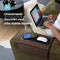 Tuko Armleuning Dienblad - Bruin - Duurzaam bamboe - Flexibel - Anti slip - Beschermende coating - Organizer - Bank - Zetel - Sofa - Banktafel