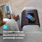 Tuko Armleuning Dienblad - Kersenbruin - Duurzaam bamboe - Flexibel - Anti slip - Telefoonhouder - Beschermende coating - Organizer - Bank - Zetel - Sofa - Banktafel