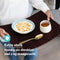 Tuko Armleuning Dienblad - Kersenbruin - Duurzaam bamboe - Flexibel - Anti slip - Beschermende coating - Organizer - Bank - Zetel - Sofa - Banktafel