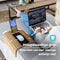 Tuko Armleuning Dienblad - Naturel - Duurzaam bamboe - Flexibel - Anti slip - Telefoonhouder - Beschermende coating - Organizer - Bank - Zetel - Sofa - Banktafel