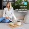Tuko Armleuning Dienblad - Naturel - Duurzaam bamboe - Flexibel - Anti slip - Beschermende coating - Organizer - Bank - Zetel - Sofa - Banktafel