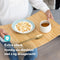 Tuko Armleuning Dienblad - Naturel - Duurzaam bamboe - Flexibel - Anti slip - Beschermende coating - Organizer - Bank - Zetel - Sofa - Banktafel
