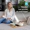 Tuko Armleuning Dienblad - Naturel - Duurzaam bamboe - Flexibel - Anti slip - Telefoonhouder - Beschermende coating - Organizer - Bank - Zetel - Sofa - Banktafel