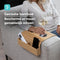 Tuko Armleuning Dienblad - Naturel - Duurzaam bamboe - Opbergvak - Flexibel - Anti slip - Beschermende coating - Organizer - Bank - Zetel - Sofa - Banktafel