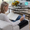 Tuko Armleuning Dienblad - Zwart - Duurzaam bamboe - Flexibel - Anti slip - Telefoonhouder - Beschermende coating - Organizer - Bank - Zetel - Sofa - Banktafel