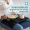 Tuko Armleuning Dienblad - Zwart - Duurzaam bamboe - Flexibel - Anti slip - Telefoonhouder - Beschermende coating - Organizer - Bank - Zetel - Sofa - Banktafel