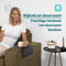Tuko Armleuning Dienblad - Zwart - Duurzaam bamboe - Flexibel - Anti slip - Beschermende coating - Organizer - Bank - Zetel - Sofa - Banktafel