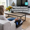 Tuko Armleuning Dienblad - Zwart - Duurzaam bamboe - Opbergvak - Flexibel - Anti slip - Beschermende coating - Organizer - Bank - Zetel - Sofa - Banktafel