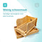 Tuko broodsnijder hulpmiddel - Met opvangbak , broodmes en zakken - FSC Bamboe - Broodsnijmachine handmatig - Broodsnijplank - Broodsnij hulpmiddel