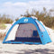 vidaXL - Strandtent - 2-persoons - waterdicht - snelontgrendeling - azuurblauw